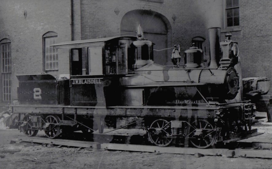 J.W. Blaisdell #2 Steam Engine Locomotive