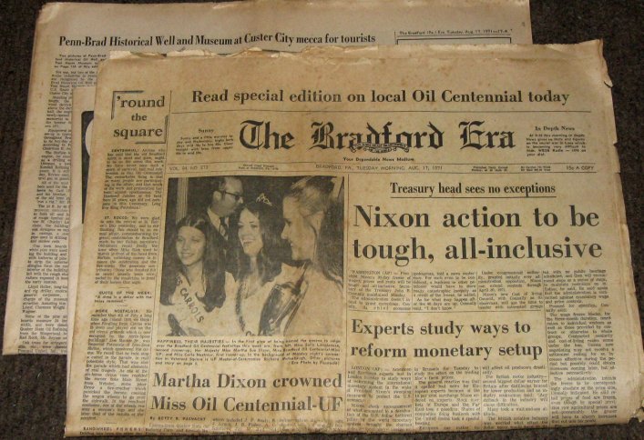 Bradford Era 1971 - special oil centennial edition