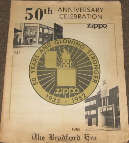 Bradford Era 1982 - Zippo 50th anniversary insert