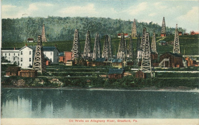 Oil Wells on the Allegheny River