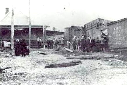 Train Wreck in Limestone NY 1921 -don./D. Rathfon