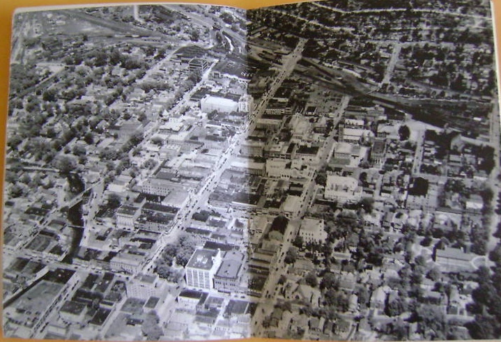 Aerial View of Bradford (pre-219) from Bradford Today book