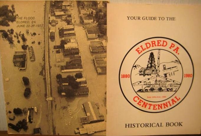 1972 Eldred Flood booklet, 1980 Eldred Centennial booklet -don./ Ron Wight Jr