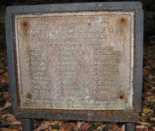 1976 restoration marker