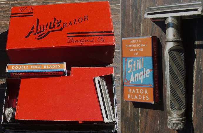 Still Angle Razor & Blades in boxes - Bradford