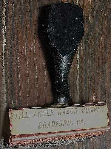 Still Angel Razor Company of Bradford - stamp