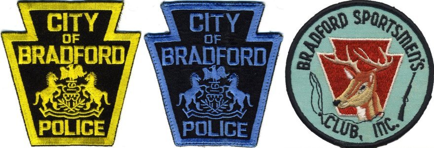 City of Bradford Police / Sportsmen's Club - patches