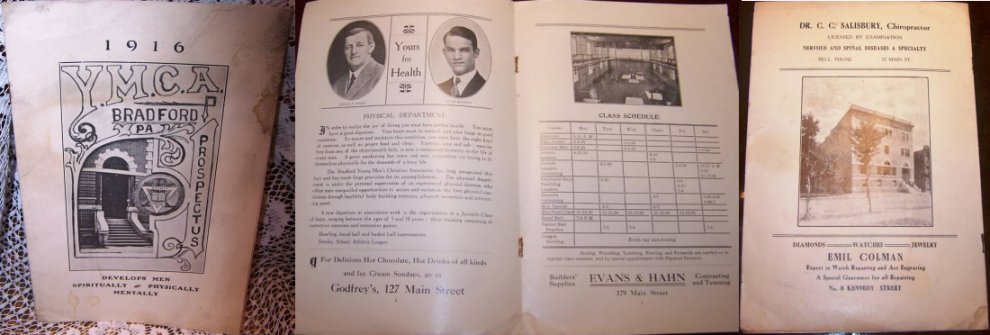Bradford YMCA 1916 Prospectus booklet