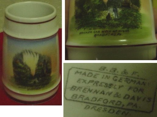 Bricker Gas Well of Bradford - souvenir mug