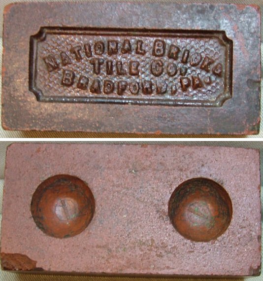 National Brick & Tile Co. Miniature Sample Brick