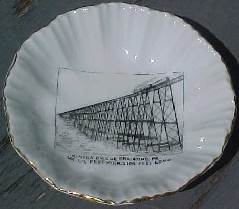 Kinzua Bridge souvenir trinket dish