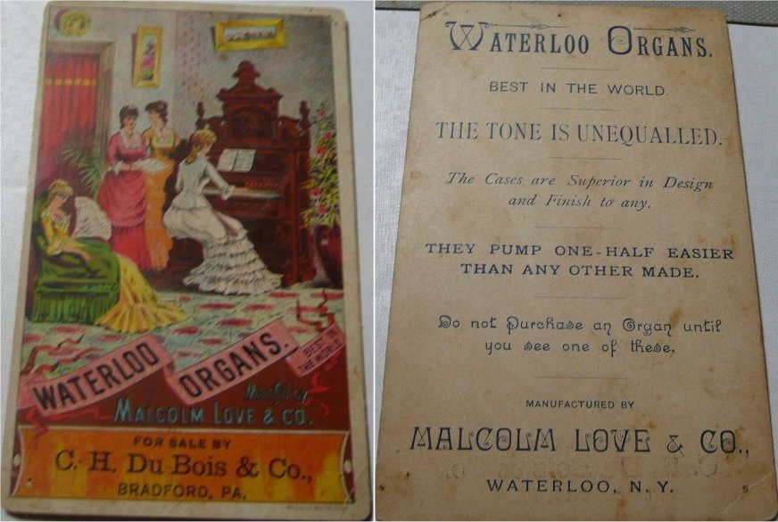 C.H. DuBois & Co. ad card