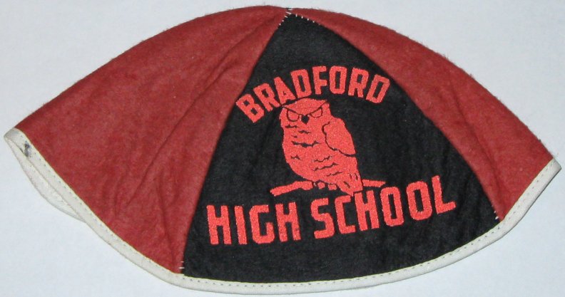 bradford high school felt beenie hat