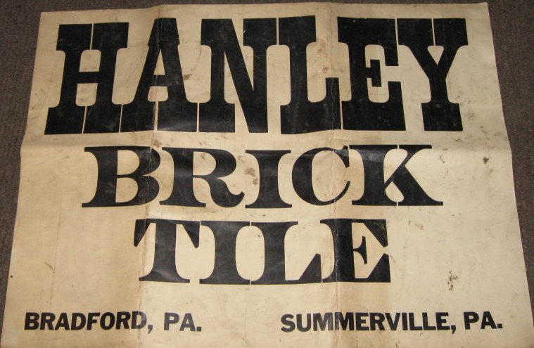 sign for hanley brick tile