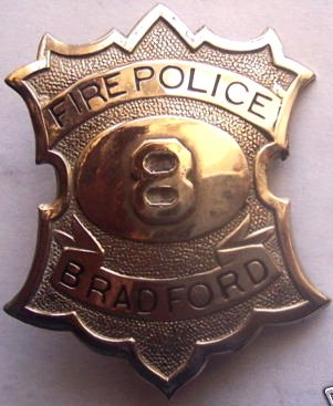 Bradford Fire Police Badge