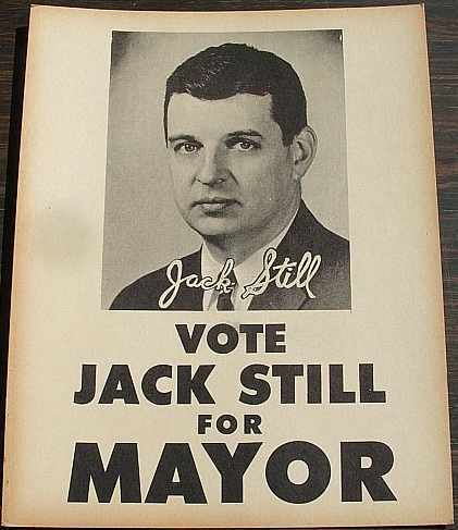 Vote Jack Still for Mayor - 1960 poster