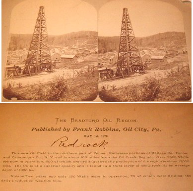 Oil Rig at Redrock, 1878