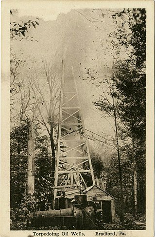 Torpedoing Oil Wells in Bradford -don./D. Rathfon