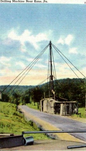 Drilling Rig near Kane PA -don./D. Rathfon