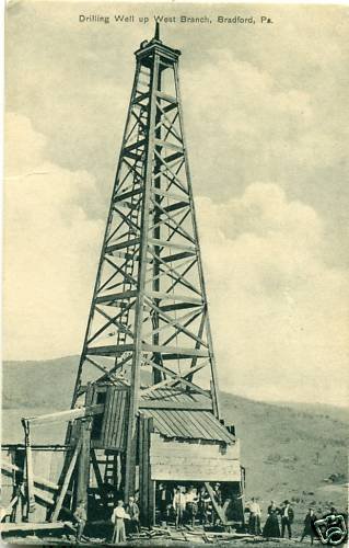 Drilling Well up West Branch, Bradford