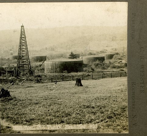 Oil Well and Tanks, Bradford