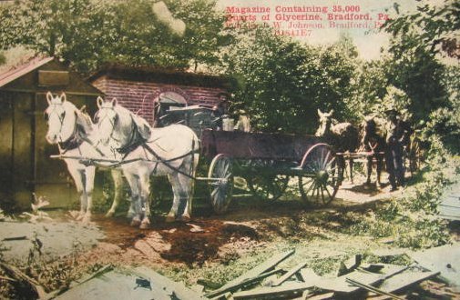 Magazine with 35,000 Quarts of Glycerine -donated by Mary Fairbanks