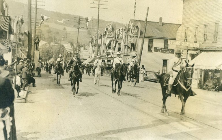 horses down main street