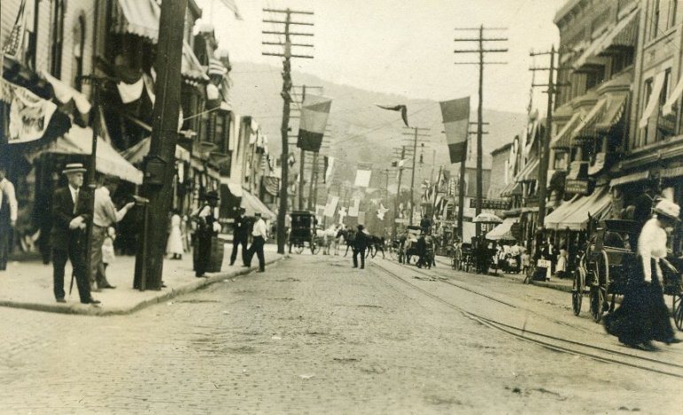 street view on parade day