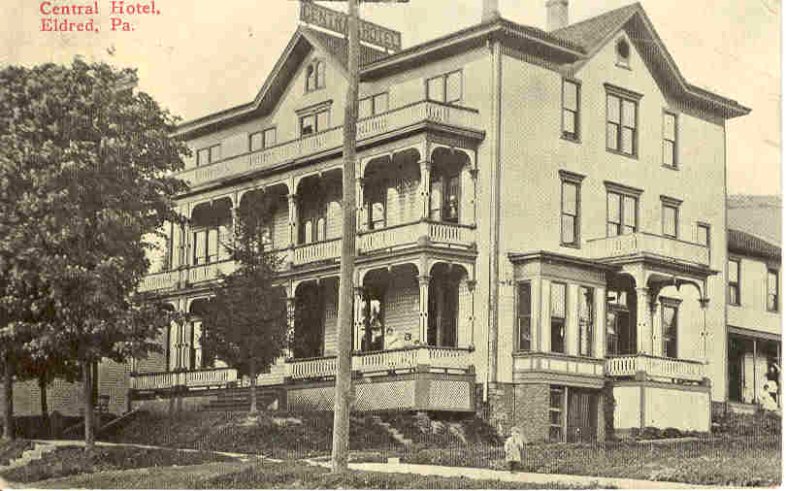 Central Hotel, Eldred PA -don./D. Rathfon