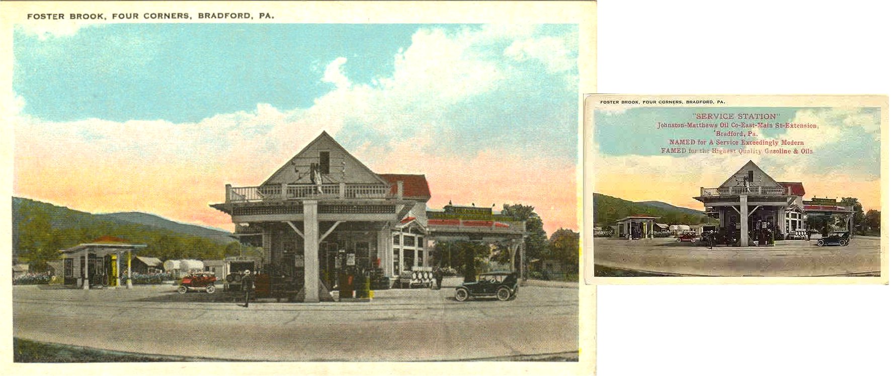 Foster Brook Four Corners Service Station 1917