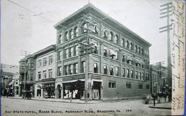 Bay State Hotel, Baker Block, Auerhaim Bldg -don./D. Rathfon