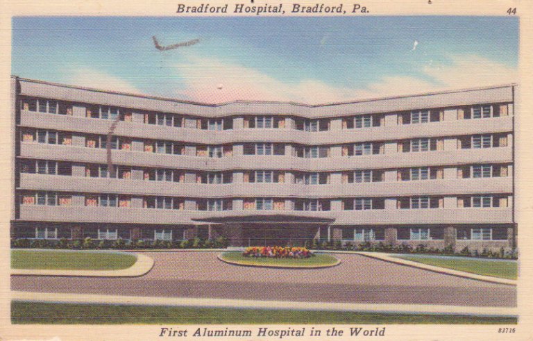 1st aluminum hospital in the world - bradford