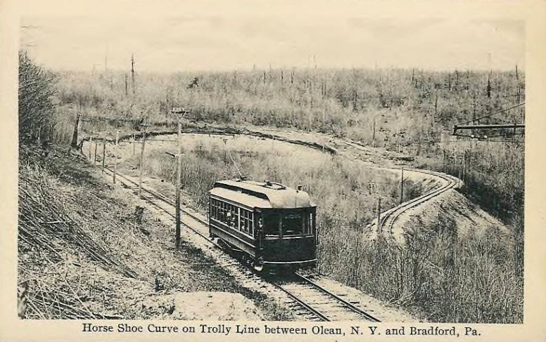 Trolley on Horse Shoe Curve -don./D. Rathfon