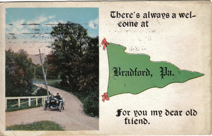 Bradford Souvenir Postcard -don./D. Rathfon