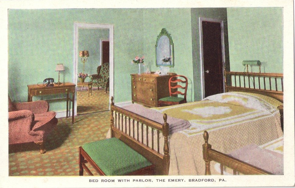 Bedroom & Parlor at The Emery Hotel