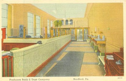 Inside Producers Bank, Bradford -don./D. Rathfon