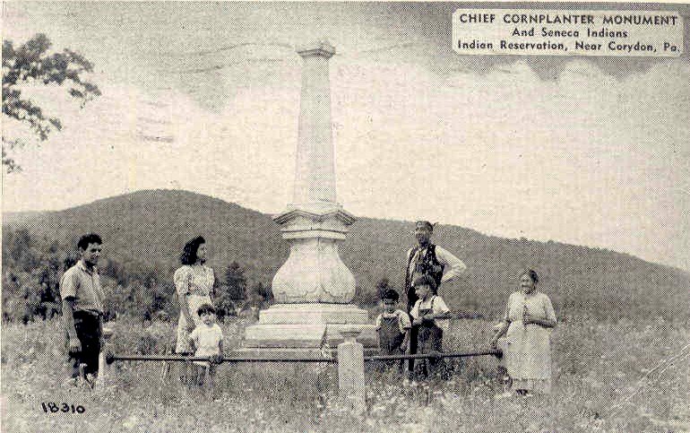 Chief Cornplanter Monument, Corydon PA -don./D. Rathfon