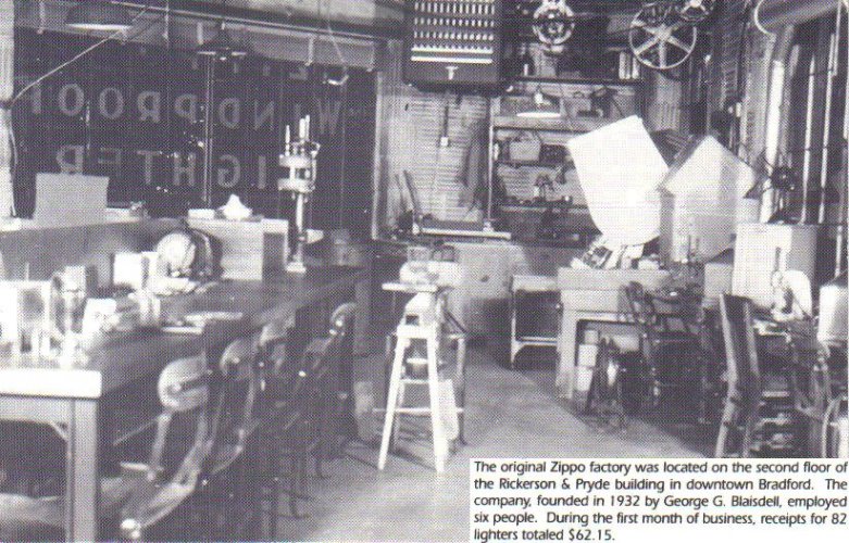 Original Zippo Workshop 1932 -don./D. Rathfon