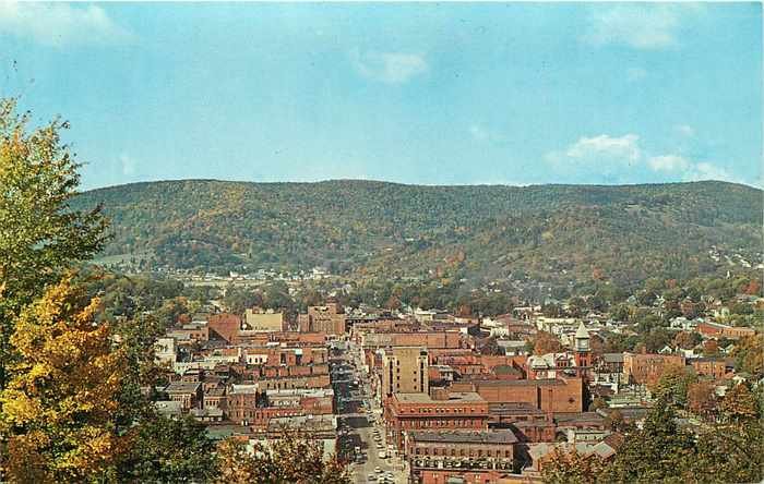 View Down Main Street - Bradford 1960s