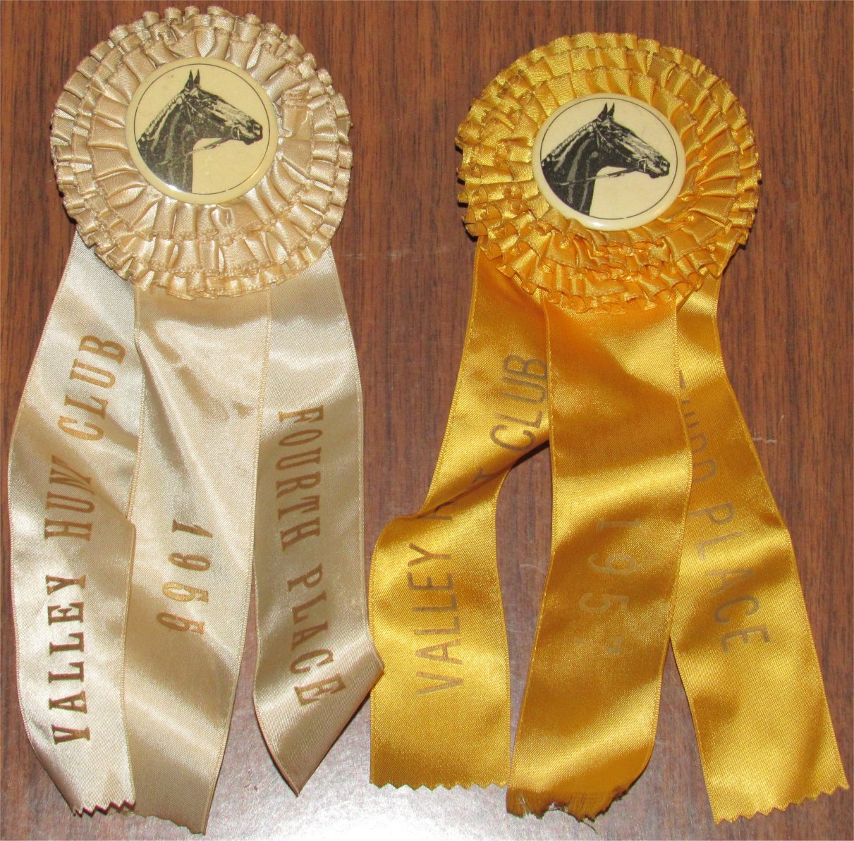 Valley Hunt Club Place Ribbons 1955/57