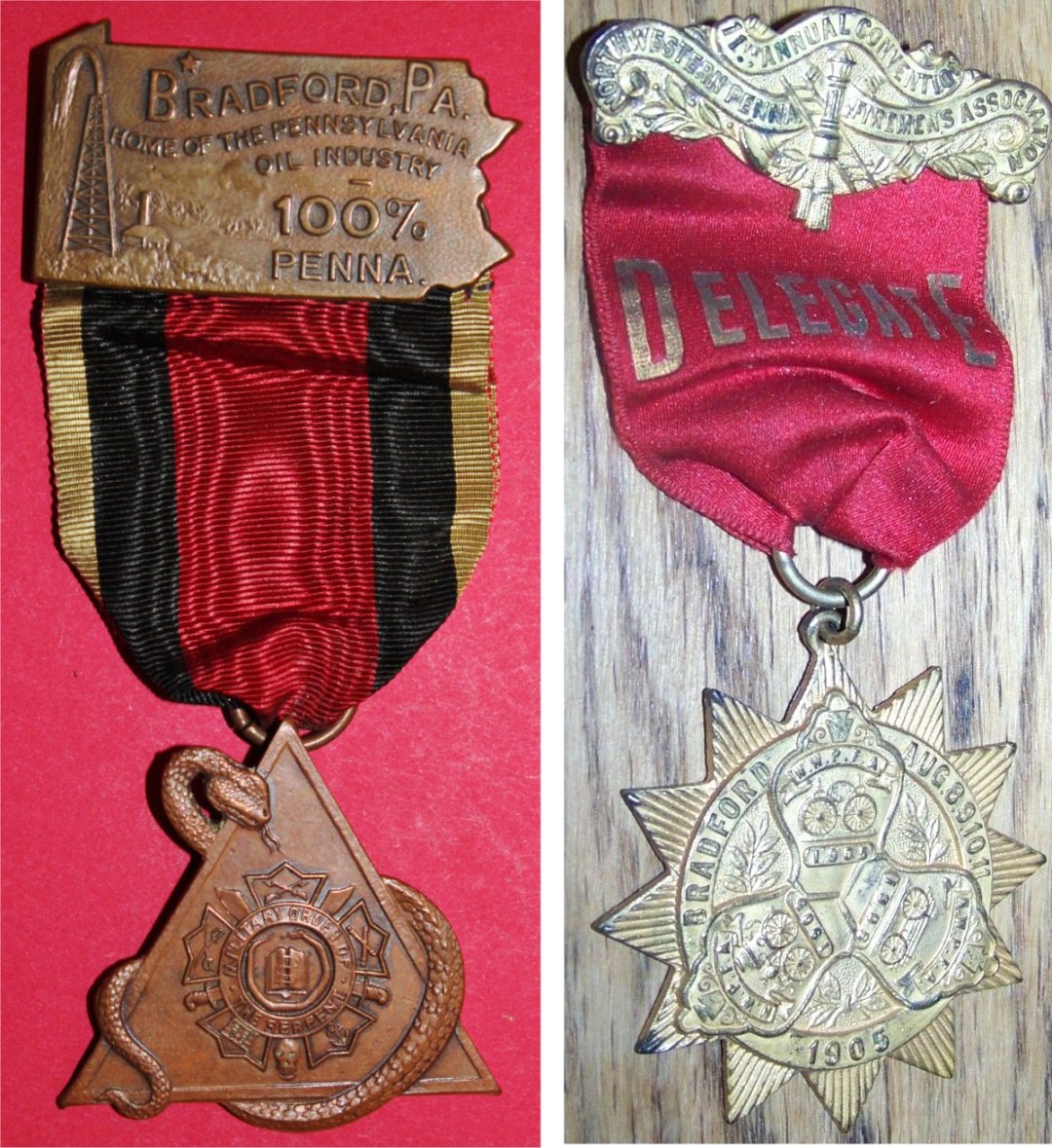 Military Order of the Serpent (Spanish American War) / 1905 NWPA Firemen's Convention