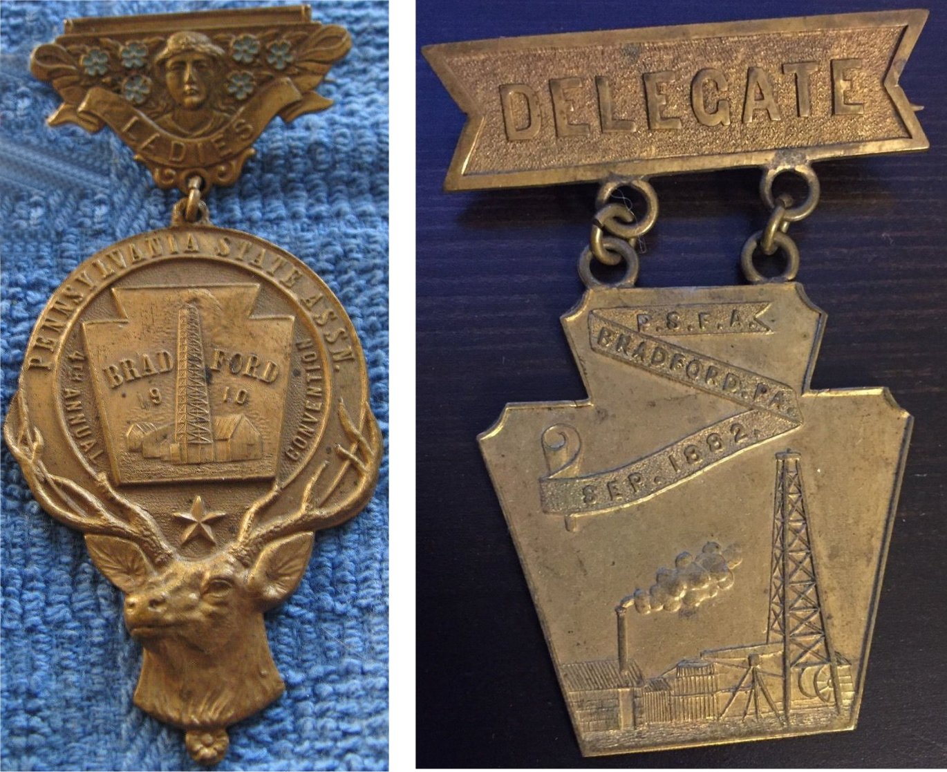 1910 Ladies of the Elks / 1882 PA Firemen's Convention