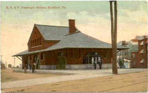 BR & P RR Bradford Station -don./D. Rathfon