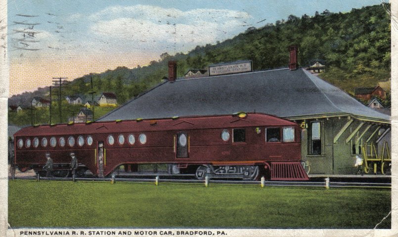 PA Railroad Station & Motor Car -don./D. Rathfon