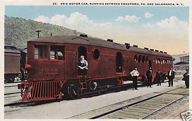 Erie Motor Car running between Bradford & Salamanca