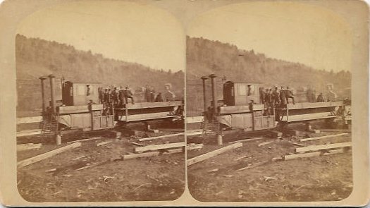 Pegleg Railroad stereograph -don./D. Rathfon