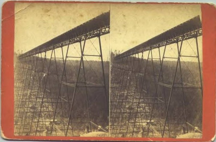 Kinzua Bridge stereograph -don./D. Rathfon