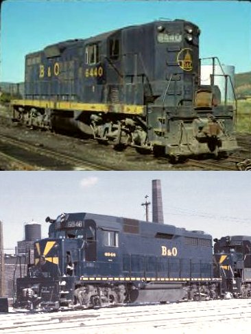 B & O Trains -don./D. Rathfon