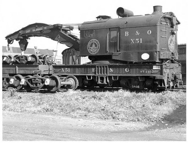 B & O Wrecker Train, Salamanca NY -don./D. Rathfon