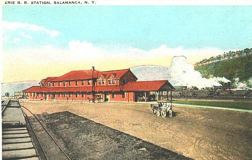 Erie Railroad Station in Salamanca NY -don./D. Rathfon